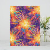 Ster exploderen kaart (Staand voorkant)