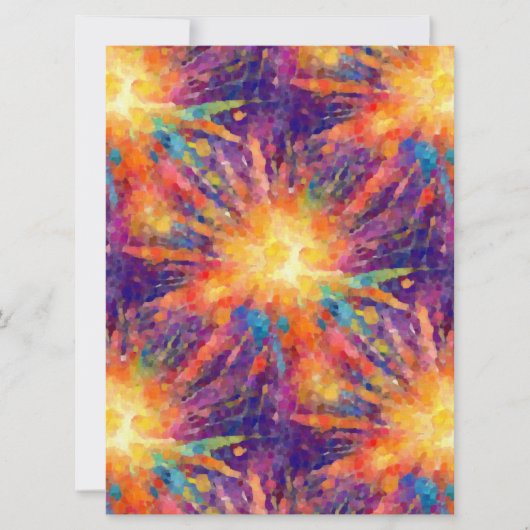 Ster exploderen kaart (Voorkant)