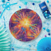 Ster exploderen papieren bordje (Feest)