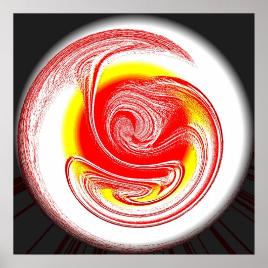 Ster exploderen poster (Voorkant)