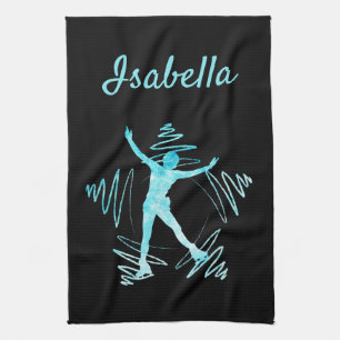 Ster Figuur Schuif Handdoeken zwart bevroren blauw