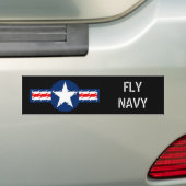 ster, FLYNAVY Bumpersticker (Op auto)