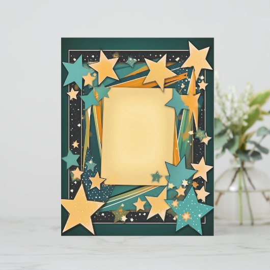 Ster Frame Stationaire Ambachten Papier (Staand voorkant)