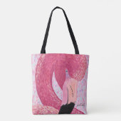 Ster Fruit de Flamingo Schoudertas Tote Bag (Achterkant)