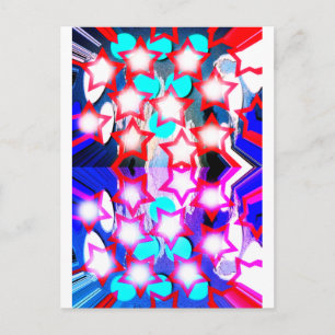 Ster geesten kunst briefkaart