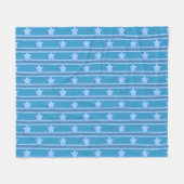 Ster Gestreept Fleece Deken (Voorkant (Horizontaal))