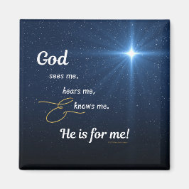 Ster - God ziet mij Magneet