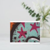 Ster Graffiti Briefkaart (Staand voorkant)