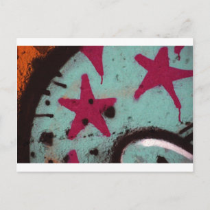 Ster Graffiti Briefkaart