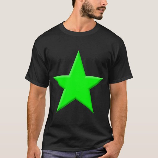 Ster - groen t-shirt (Voorkant)