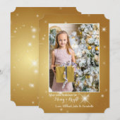 Ster Helder Foto Kerstkaart (Voorkant / Achterkant)