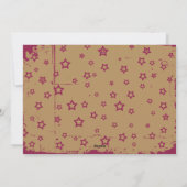 ster heldere vakantie feestdagenkaart (Achterkant)