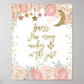 Ster hoeveel snoepjes in de potteken poster (Voorkant)