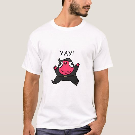 Ster huppel blij muppet t-shirt (Voorkant)