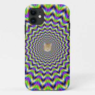 Ster in Geel Roze Blauw en Groen + of - Kat Case-Mate iPhone Case