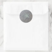 Ster in Hollywood Ronde Sticker (Tas)