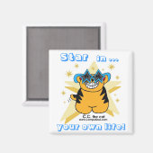 "STER IN JE EIGEN LEVEN!" Magneet (Voorkant / Achterkant)