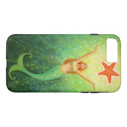 Ster iPhone 7 Plus hoesje van Mermaid (Achterkant (Horizontaal))