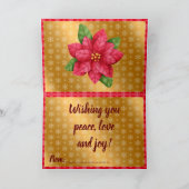 Ster Kabouter Aangepaste Kleur en Tekst  Feestdagen Kaart (Binnen)