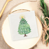 Ster-kerstboom Servetten