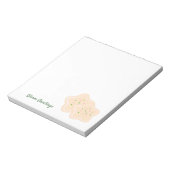 Ster kerstkoekjes notebook notitieblok (Linkerzijde)