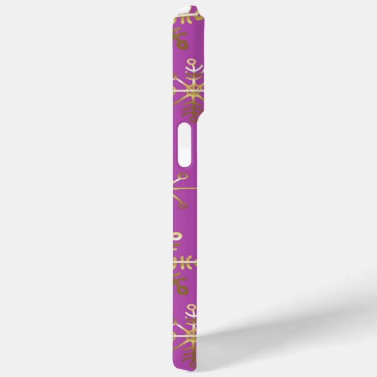 Ster Kerstmis Roze  Case-Mate iPhone Case (Achterkant / Rechts)