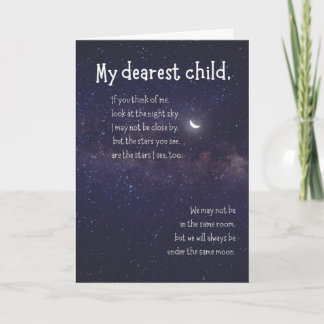 Ster Kind Adoptie Ondersteuningskaart Kaart