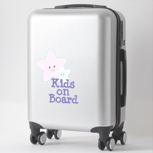 Ster Kinder aan boord Sticker (Koffer)