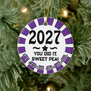 Ster Klas van 2027 Foto Afstuderen Keramisch Ornament