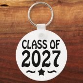 Ster Klas van 2027 Foto Afstuderen Sleutelhanger (Voorkant)