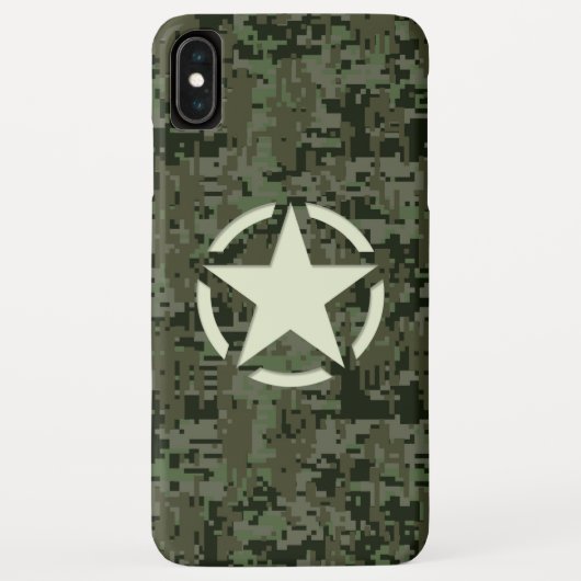 Ster Label Decal Digital Camouflage Style Case-Mate iPhone Case (Achterkant)