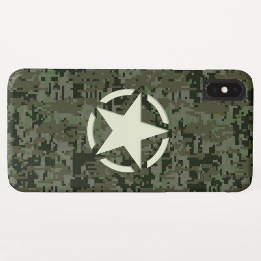 Ster Label Decal Digital Camouflage Style Case-Mate iPhone Case (Achterkant (horizontaal))