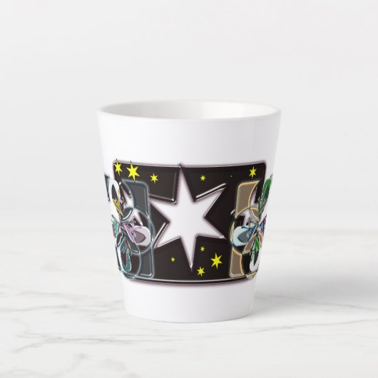 ster latte mok (Voorkant)