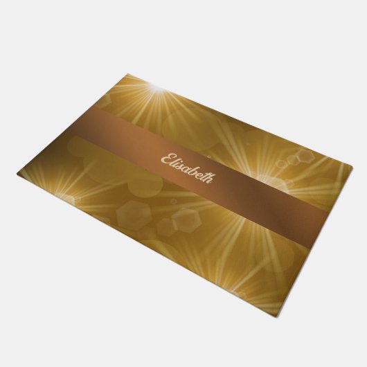 ster, licht, glanzend, helder, glanzend, gloed, gl deurmat (Schuin)