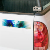 Ster Licht Robot Bumpersticker (Op Truck)