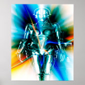 Ster Licht Robot Poster (Voorkant)