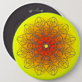Ster licht ronde button 6,0 cm (Voorkant /achterkant)