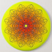 Ster licht ronde button 6,0 cm (Voorkant)