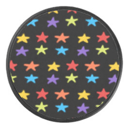 Ster Light Hockey Puck (regenboog en zwart)