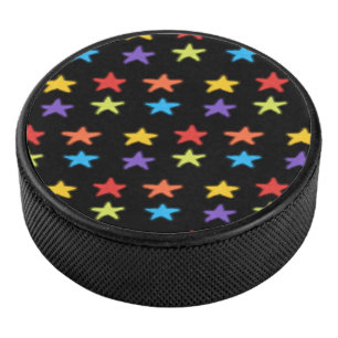 Ster Light Hockey Puck (regenboog en zwart)