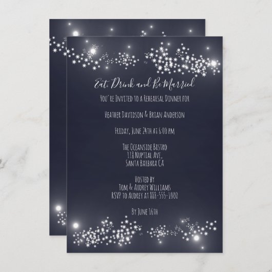 Ster Light Rehearings Kaart (Voorkant / Achterkant)