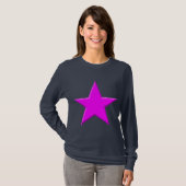 Ster - Magenta T-shirt (Voorkant volledig)
