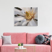 Ster Magnolia Bloem Canvas Print (Insitu (Woonkamer))