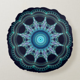 Ster mandala rond kussen