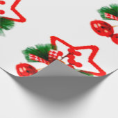 Ster met Holly inpakpapier (Hoek)