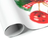 Ster met Holly inpakpapier (Rol Hoek)