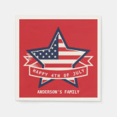 Ster met lint servet (Voorkant)