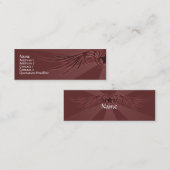 Ster met Wings Mini Visitekaartje (Voorkant / Achterkant)