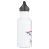 Ster met Wisconsin erin. Waterfles (Links)