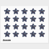 Ster nacht thema Stickers (Vel)